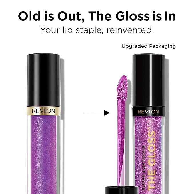 Revlon Super Lustrous Lip Gloss, Non-Sticky, Hydrating, High Shine Finish, 301 Rose Quartz, 0.13 oz