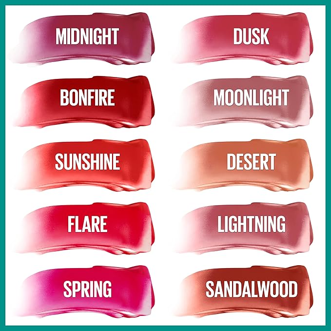 Maybelline Green Edition Balmy Lip Blush, Formulated With Mango Oil, Desert, Yellow Nude, 1 Count