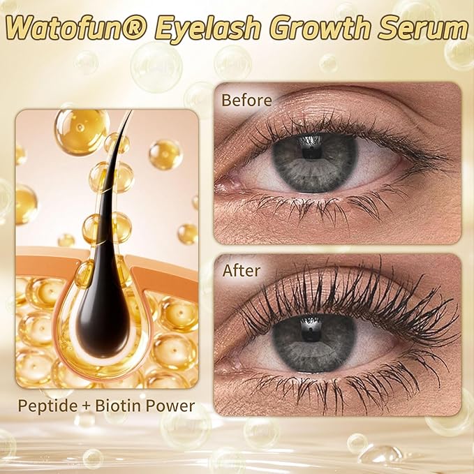 Eyelash Growth Serum - Hypoallergenic Lash Enhancing Treatment for Longer, Thicker Lashes - Advanced Formula for Sensitive Eyes - Visible Results in 4-6 Weeks - 5ml