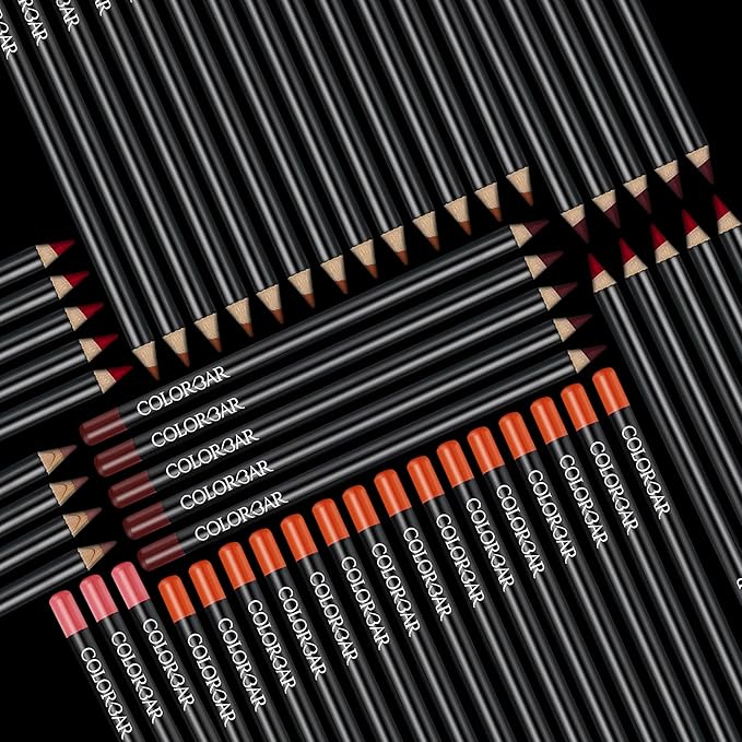 Colorbar Definer Lip Liner - Easy-Glide Contouring Lip Liner Pencil - Matte Finish with Intense Color Payoff - 012 Perfect Maroon - 0.05 oz
