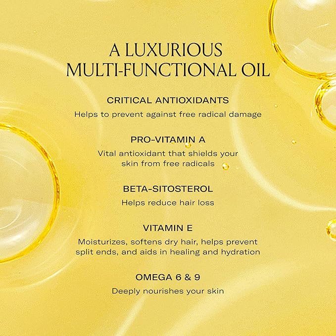 Le Prunier Plum Beauty Oil – Superfood Antioxidant Facial Oil | Vegan, Non-Comedogenic, Multi-Use Moisturizing Oil for Face, Hair & Body | Hydrating, Clean, Cruelty-Free Skincare | 1 fl oz