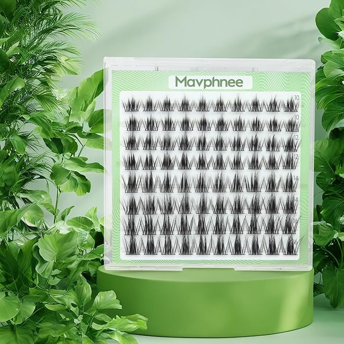 Anime Eyelash Clusters Natural Lash Clusters Fairy Lash Extension Cluster Wispy 3D Fluffy Individual Eyelashes Hair-Like Strokes Cluster Eyelash Extensions C-Curly Feathery Texture Cluster Lashes