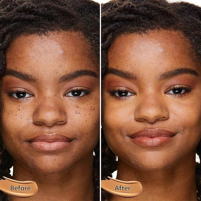 Mushroom Head Air Cushion CC Cream - BB Cream Foundation for Concealer Full Coverage Skin Moisturizing, Brighten Long - Lasting Even Color Correcting for All Skin Types (Medium Deep)
