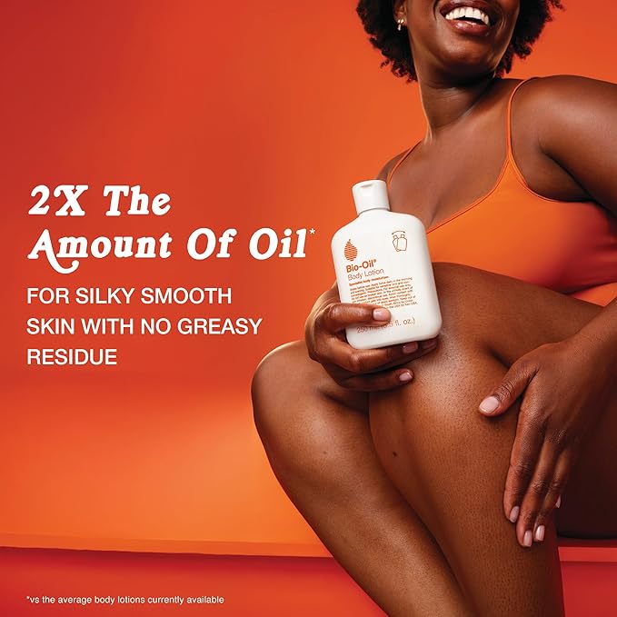 Bio-Oil Moisturizing Body Lotion for Sensitive and Dry Skin, Ultra-Lightweight, Fast Absorbing Moisturizer with Jojoba, Rosehip, Shea Oil and Hyaluronic Acid, Non-Comedogenic, 5.9 Oz