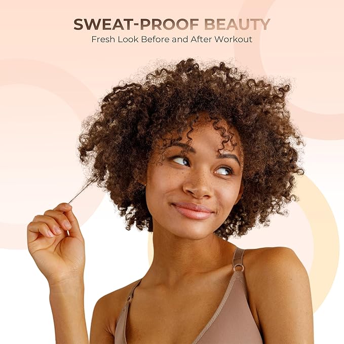 4pc Full Size Kit (Cocoa) Mineral Makeup Matte Translucent Loose Foundation + Kabuki Brush + Concealer + Finishing Setting Powder + Bare Face Full Coverage SPF 30 All Skin Types Waterproof