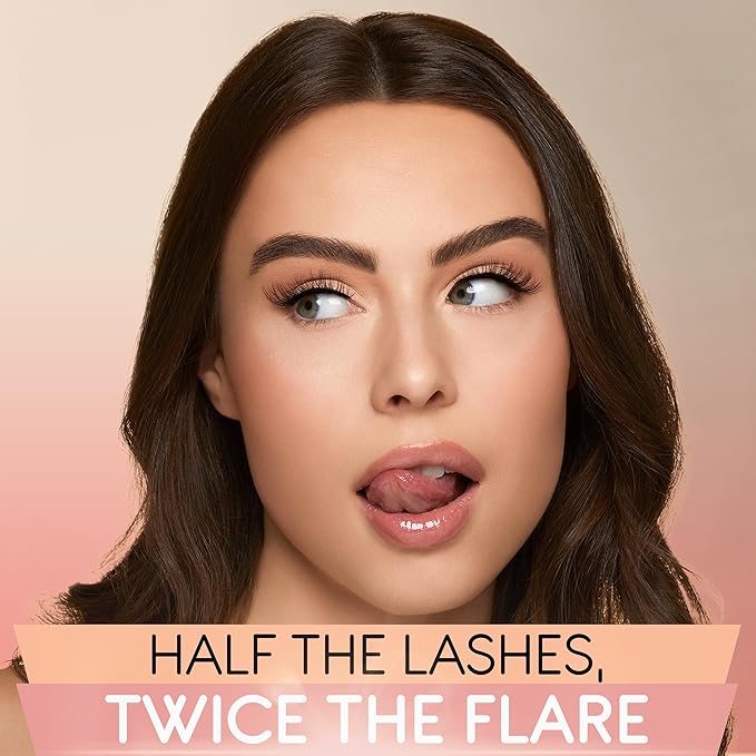 Ardell Naked Half Lashes 421 - Delicately Handcrafted Cat Eye False Eyelashes, 5-Pairs, 1-Pack
