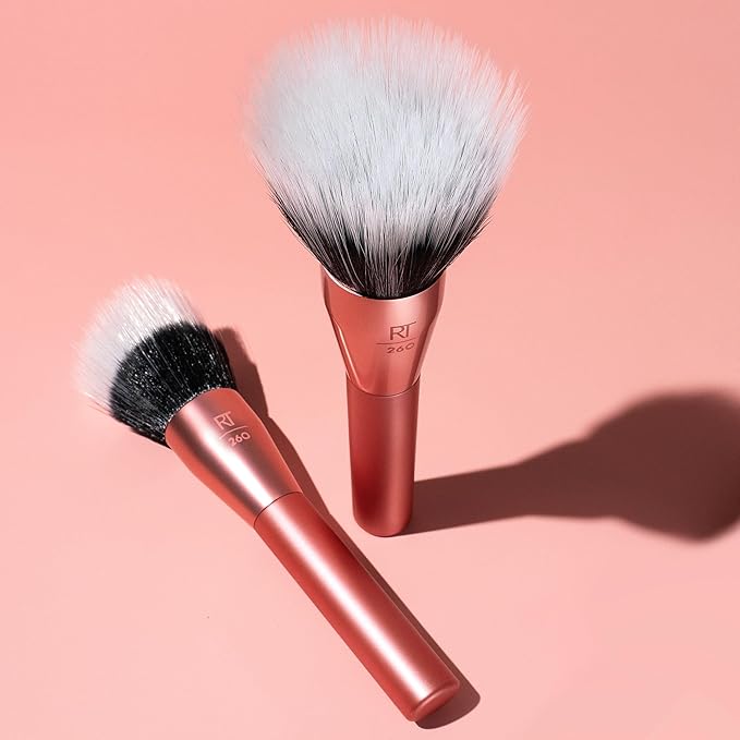 Real Techniques Extra Big Stippling Brush, Large Makeup Brush for Liquid & Cream Foundation, BB/CC Cream, Skin Tints, XL Oversized Brush, Cruelty-Free, Synthetic Bristles, 1 Count