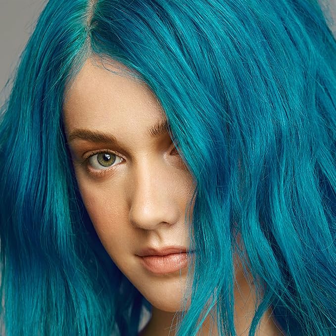 Good Dye Young Semi-Permanent Hair Color, Vegan and Cruelty-Free Blue Hair Dye, Last up to 24 Washes, Non-Damaging Conditioning Hair Color (5FL OZ, Narwhal)