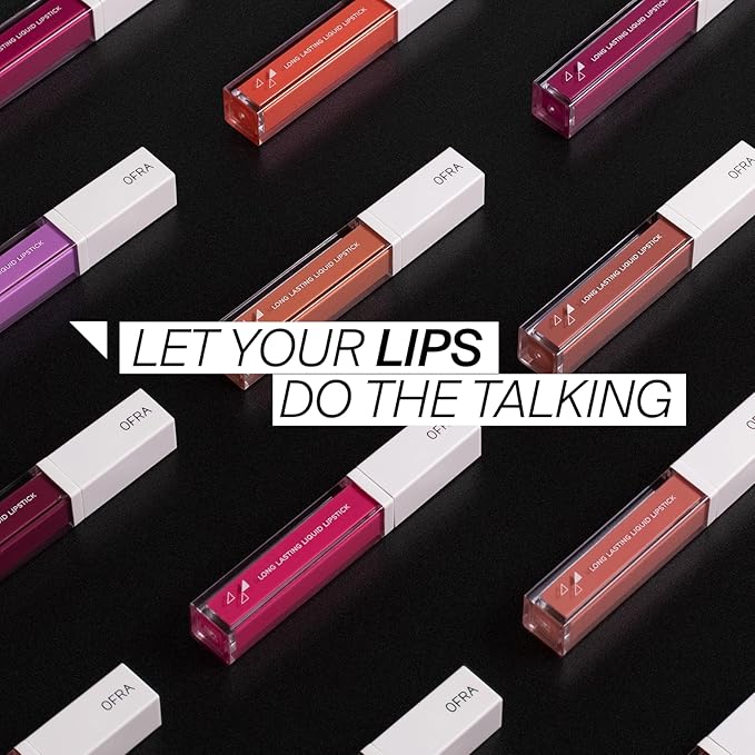 Ofra Long Lasting Liquid Lipstick - Aries | Nude Matte Lipstick with Pink Undertones | 8g