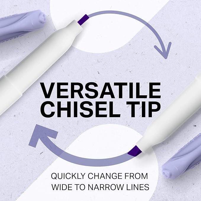 Sharpie S-Note Creative Markers Pastel Highlighters Art Marker Set Assorted Colors Chisel Tip 36 Count