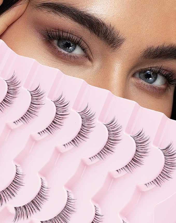 Fake Lashes Natural False Eyelashes Wispy Fake Eyelashes UT94