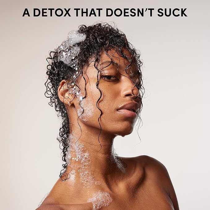OUAI Detox Shampoo & Thick Hair Conditioner Bundle - Clarifying Shampoo for Build Up, Dirt, Oil, Product and Hard Water & Moisturizing Conditioner for Thick Hair (2 Count)