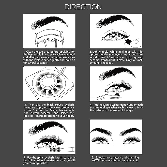 DIY Eyelash Extension, 3D Effect Individual Melt Flare Lash Cluster Natural Lashes Set, Home Eyelash Extension, D curl Lashes Pack 12mm,14mm (12MM-Sparkle)