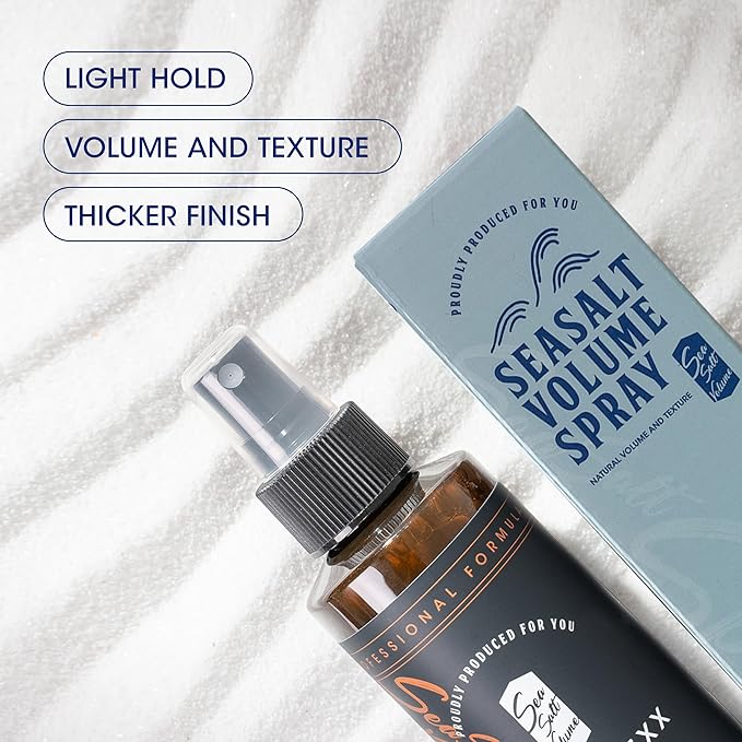 Hairplexx Sea Salt Volume Hair Spray for both Men and Women, Natural Thick and Volumizing Hair Look with Matte Finish and Natural Hold, Paraben Free (6.76 Fl Oz (Pack of 2), Ocean Fresh)