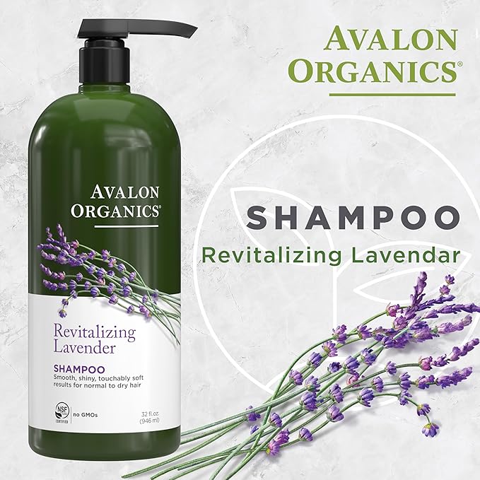 Avalon Organics Revitalizing Lavender Shampoo, 32 oz