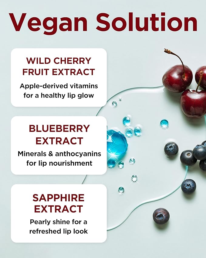 TOCOBO Juicy Berry Plumping Lip Oil 07 Plum Jam – Korean Vegan Hydrating Lip Oil with Plant Oils for High Shine Gloss - Non Sticky Formula for All Skin Tones, 0.12 fl.oz.