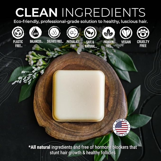 Viori Citrus Yao Conditioner Bar Made with Rice Water - Handcrafted All Natural Organic Conditioner