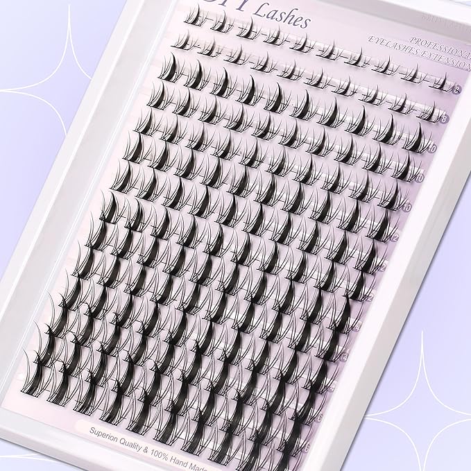 Lash Clusters Manga Eyelash Clusters Anime Cluster Eyelash Extensions Clusters Lashes Natural Look Eyelashes Fairy Lash Clusters Manga Individual Lashes for Self Application (8-16MM)