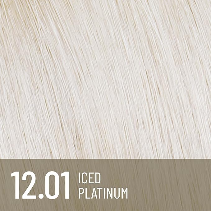 Il Salone Milano Plex Rebuilder Permanent Hair Color Cream - 12.01 Iced Platinum Hair Dye Kit - Professional Salon - Premium Quality - Protects and Restructures - Paraffin, Paraben, Ethyl Alcohol Free
