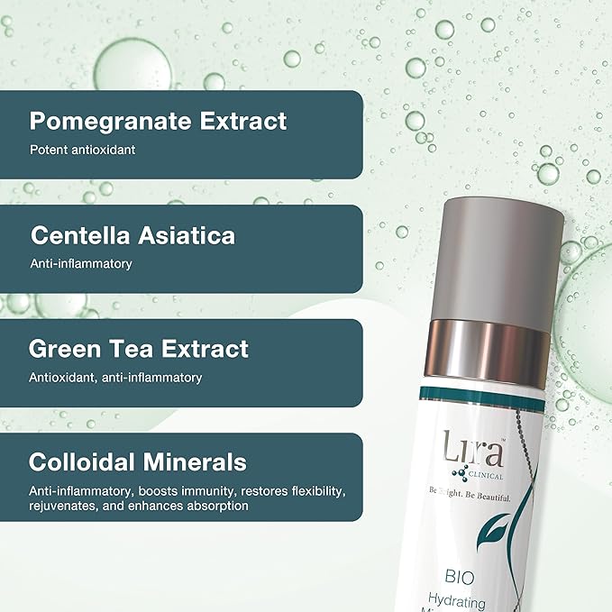 Lira Bio Hydrating Mineral Mist, 2.0 Fluid Ounce