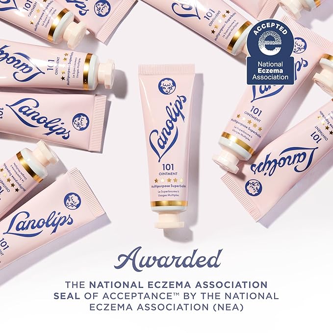 Lanolips 101 Ointment Multi-Balm Duo, Original Superbalm - Contains Pure Lanolin Oil for Smooth, Hydrated, & Healthy Lips - Natural Lip Balm for Dry Lips, Cuticles, & More (2-Pack, 0.52 oz each)
