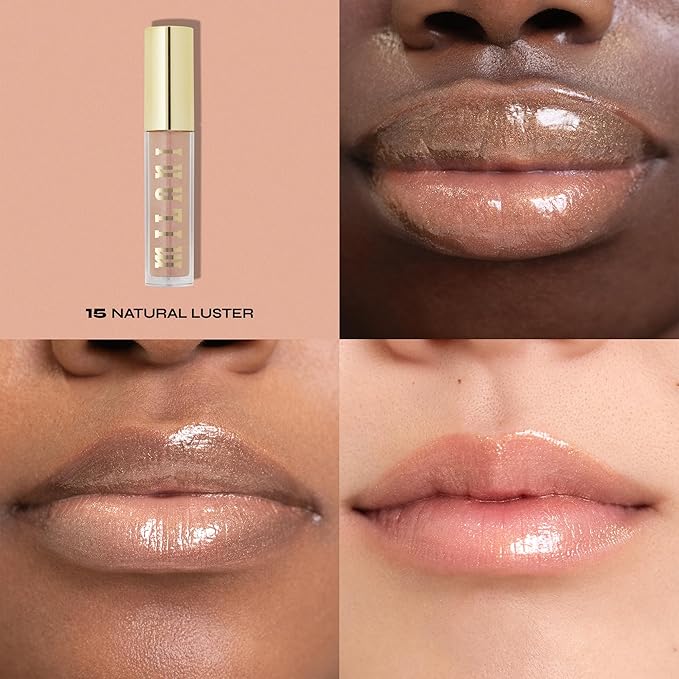 Milani Keep It Full Nourishing Lip Plumper - Natural Luster (0.13 Fl. Oz.) Cruelty-Free Lip Gloss for Soft, Fuller-Looking Lips