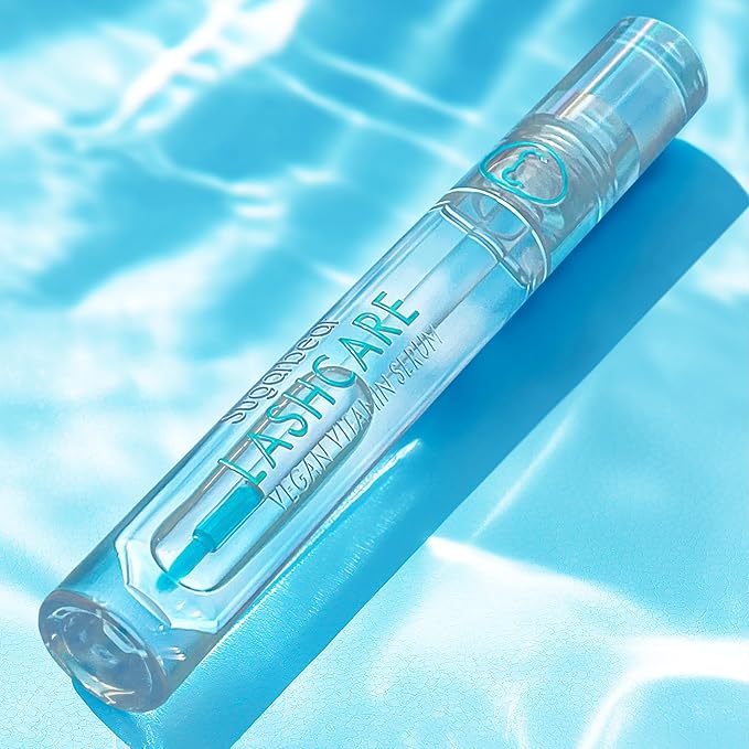 SugarbearPRO LashCare Vitamin Serum with Peptides MSM and Biotin | Vegan Formula | 3 Month Supply for Fuller Healthier Looking Lashes