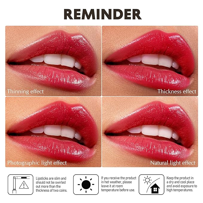Brown Lipstick for Women Hydrate Cream Lipstick Moisture Lip Gloss Sheer-Medium Coverage Shine Long Lasting Lipsticks for Dry Lips, DM94 Caramel