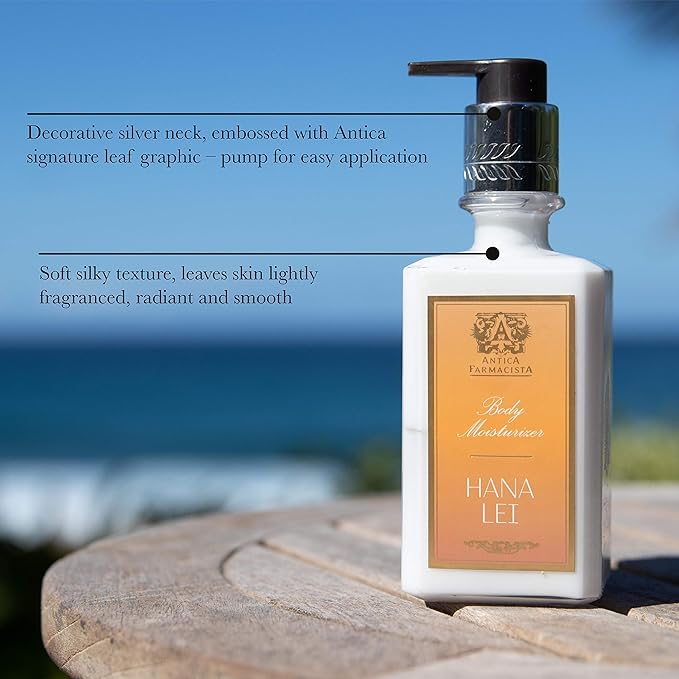 Antica Farmacista Body Moisturizer - Scented Moisturizing Lotion with Aloe Vera, Green Tea & Sweet Almond Oil - Luxury Gift for Any Occasion - Bergamot & Ocean Aria, 10 fl oz