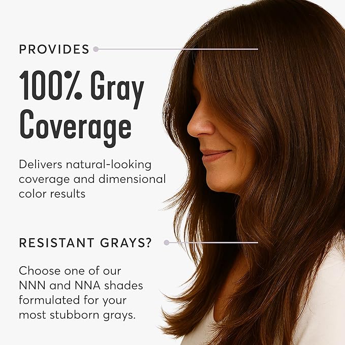 Madison Reed Radiant Hair Color Kit | 6NAC Medium Chocolate Brown with Copper-Auburn Undertones (Verona) for 100% Gray Hair Coverage | Dimensional Permanent Hair Dye | PPD & Ammonia-Free | 1 Pack