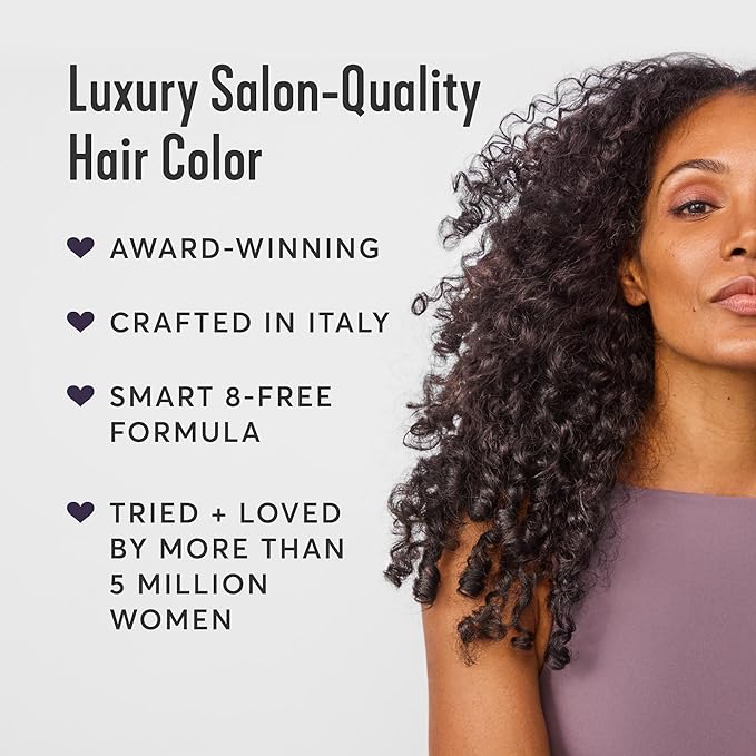 Madison Reed Radiant Hair Color Kit | 3NNA Cool Black-Brown with Ash Undertones (Positano Black) for 100% Gray Hair Coverage | Dimensional Permanent Hair Dye | PPD-Free & Ammonia-Free | 1 Pack