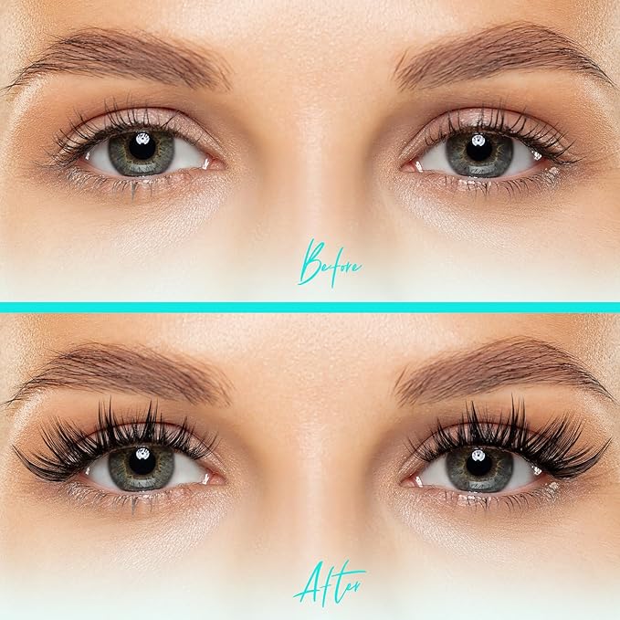 Lash Clusters Kit 168pcs Eyelash Extension Kit Cluster Lashes Natural Look with Lash Bond and Seal Waterproof, Lash Remover Eyelashes Tweezer with Wet Look Ultra-Thin Band Lashes(Tulip-Kit,D-10-18mm)