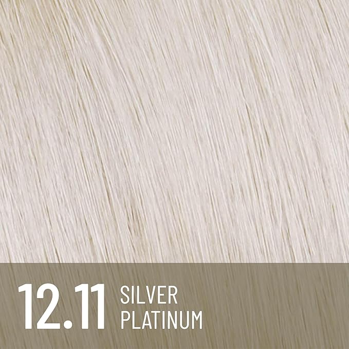 Il Salone Milano Plex Rebuilder Permanent Hair Color Cream - 12.11 Silver Platinum Hair Dye - Professional Salon - Premium Quality - Protects and Restructures - Paraffin, Paraben, Ethyl Alcohol Free
