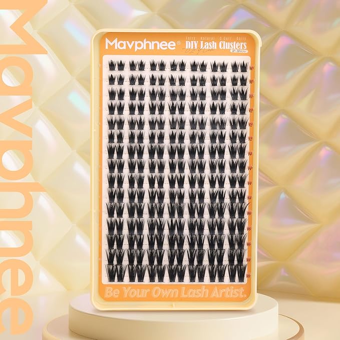 Wispy Lash Clusters Spiky Eyelash Extensions Fairy Cluster Lashes Natural Eyelashes Clusters Hair-Like Softness Lash Extensions Volume Individual Lashes Spikes Value Pack (210Pcs, 10-18MM)