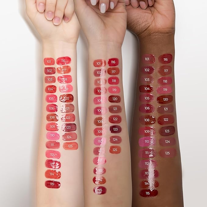 Laka Fruity Glam Tint, 4.5g/0.15oz, Glowing Lip Stain with Wide Color Spectrum, Hydrating & Lightweight Texture, Long-Lasting Bold Stain, Non-Sticky, Vegan, K-Beauty (#115 Envy)