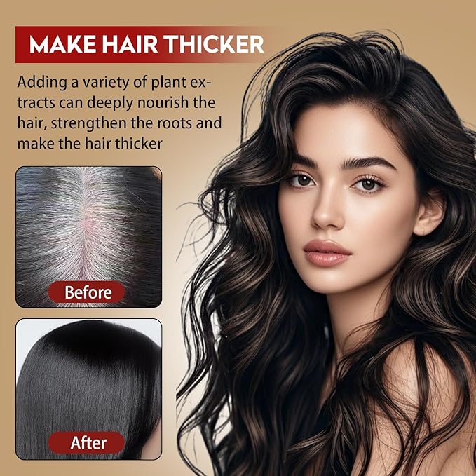 2PCS Saffron Hair Spray, Saffron Hairs Blackening Spray, Saffron Herbal Essence Spray, Leaving Hairs Shiny Non-Frizzy