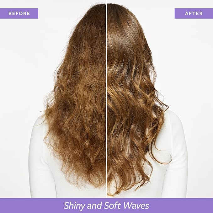 FUNCTION OF BEAUTY Leave In Conditioner Treatment for Wavy Hair, 7 oz - Provides Wave Definition, Glossy Shine and Smooths Dry Ends, Sulfate-Free, Customizable Haircare
