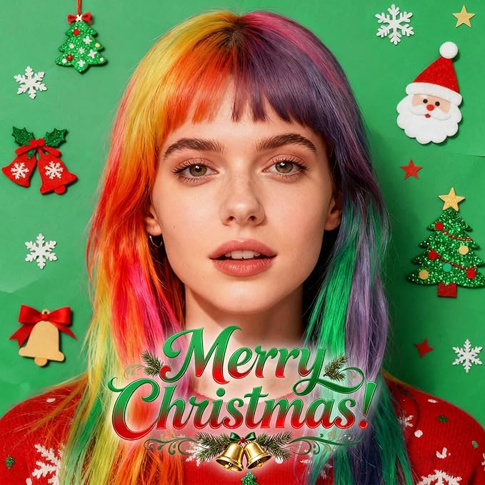 Christmas Gold Blonde Yellow Hair Spray Temporary Hair Color Spray for Kids Women Men, Washable Temporary Blonde Gold Hair Dye Paint Wax for Halloween Cosplay Festival Party Costume Makeup DIY,4.06 oz