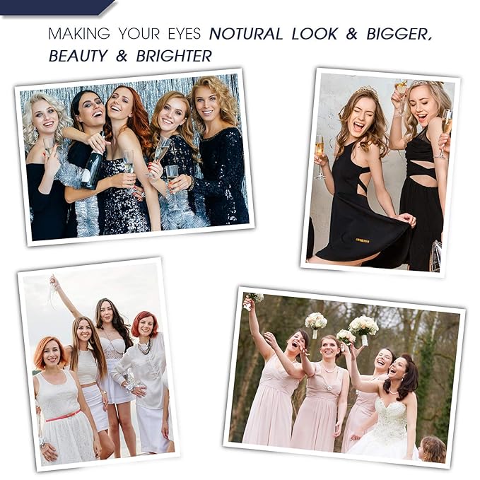 10 Pairs Magnetic Eyelashes Magnetic Lashes with Applicator.Upgraded 4 Tubes of Liner Waterproof, Long Lasting, 3D Natural Look,Reusable False Faux Lashes Easy to Apply.