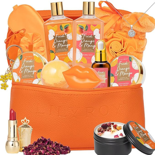 Christmas Gifts for Women Gift - Luxury 20-Piece Bath Gift Set for Mom, Bath & Body Gift Sets Spa Gift Baskets for Women | Mother's Day Gift for Mom, Valentine's, Birthday, Gift Sets for All Occasions