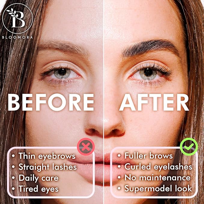 Lash Lift Kit & Eyebrow Lamination Kit, 2-in-1 Solution, At-Home Brow Lamination, Beginner/Professional, Eyelash Lift, Lasts 6-8 Weeks, 15 Applications, DIY Brow & Lash Perm - BLK7
