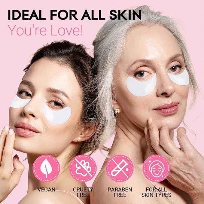 iMethod PDRN Collagen Boost Eye Mask - Under Eye Patches, Instant Lift Under Eye Mask for Reduce Fine Lines & Wrinkles, Firming Eye Patches for Puffy Eyes, Eye Bags, Dark Circles, 8 Pairs