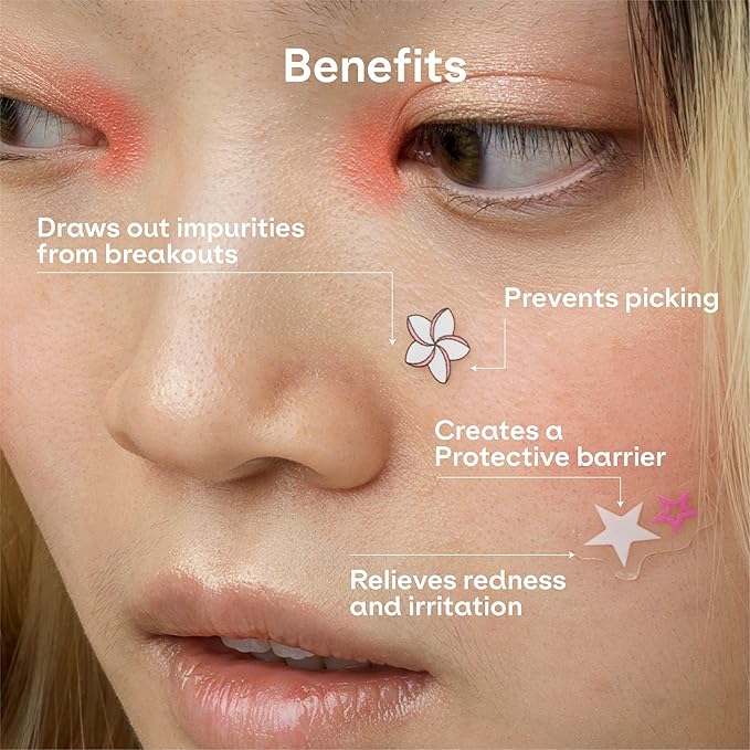Pimple Patches Cute for Face (28 Unique Acne Patch Designs) | Hydrocolloid, Salicylic Acid, Tea Tree | Strong Adhesion, Waterproof, Vegan | Confidence Patch Be You