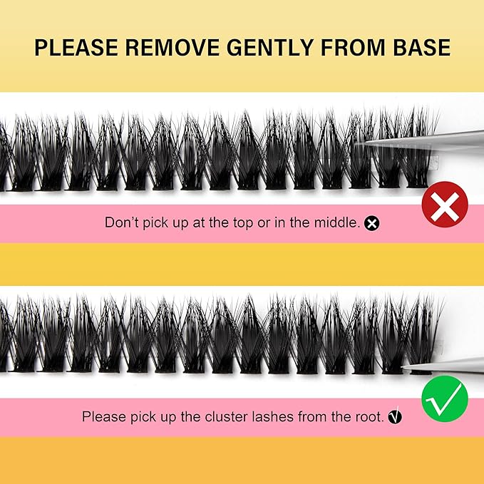 Lash Clusters 8-16mm, False Eyelashes 288pcs, Cluster Eyelash Extensions Matte Black Soft, Diy Lash Extensions D Curl Natural Lash Clusters Faux Mink Lashes Wispy（Pizazz,288pcs,0.07,D,8-16MIX)