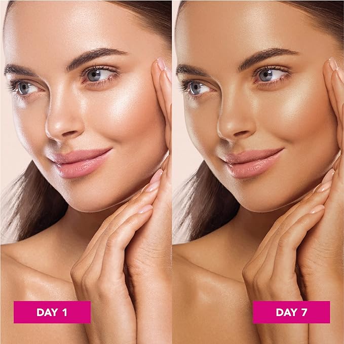 Jergens Natural Glow Face Self Tanner Lotion SPF 20, Sunless Tanning, Fair to Medium Skin Tone, Daily Facial Sunscreen, Oil-Free, Broad Spectrum UVA and UVB Protection, 2 Oz, Pack of 2