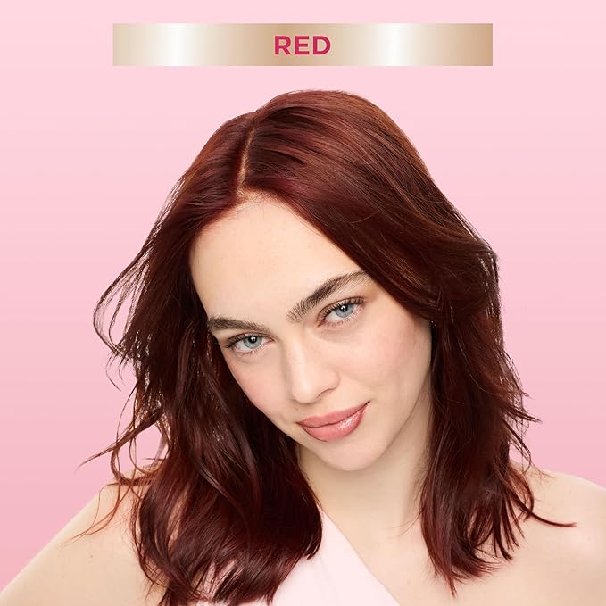 Garnier Color Sensation Color Retouch, Demi Permanent Hair Dye for Roots with 100% Gray Coverage, Red Hair Dye 6.6, Pack of 6