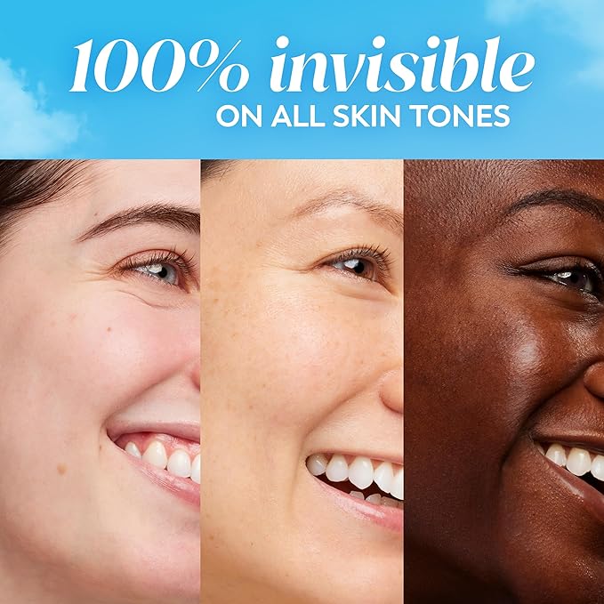 Olay Invisible Sunscreen, SPF 35, 100% Invisible Facial Sunscreen and Makeup Primer - Fragrance-Free, Weightless, No White Cast Broad Spectrum Sun Protection with Vitamin C & E, Aloe Vera, 1.7 Oz