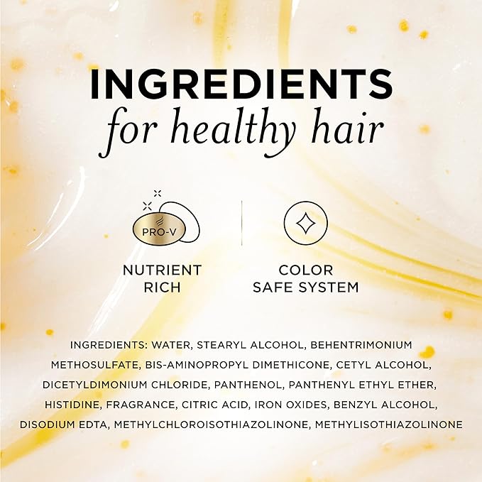 Pantene Miracle Rescue Deep Conditioner with Melting Pro-V Pearls - For Dry, Damaged, or Color-Treated Hair - Intense Moisture & Repair - 8.0 Oz