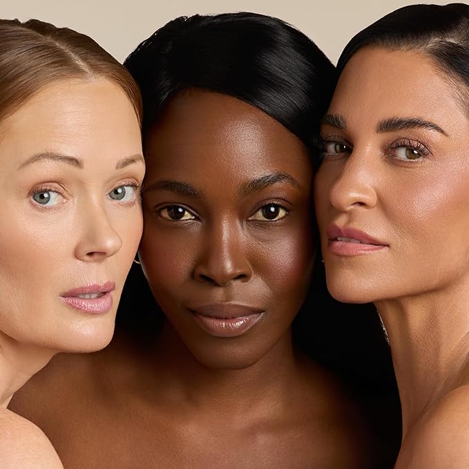 YENSA Skin on Skin BC Foundation Makeup - CC, BB Cream & Full Coverage Foundation-In-One - Buildable, Radiant Finish with SPF 40, Hyaluronic Acid, Peptides & 8 SuperBlacks - Fair Cool (1 oz)