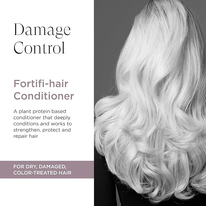 Fortifi-hair Moisturizing Conditioner Intensive Repair Conditioner for Dry, Damaged Hair, Rejuvenates, Rebuilds, Vegan, 8 Oz